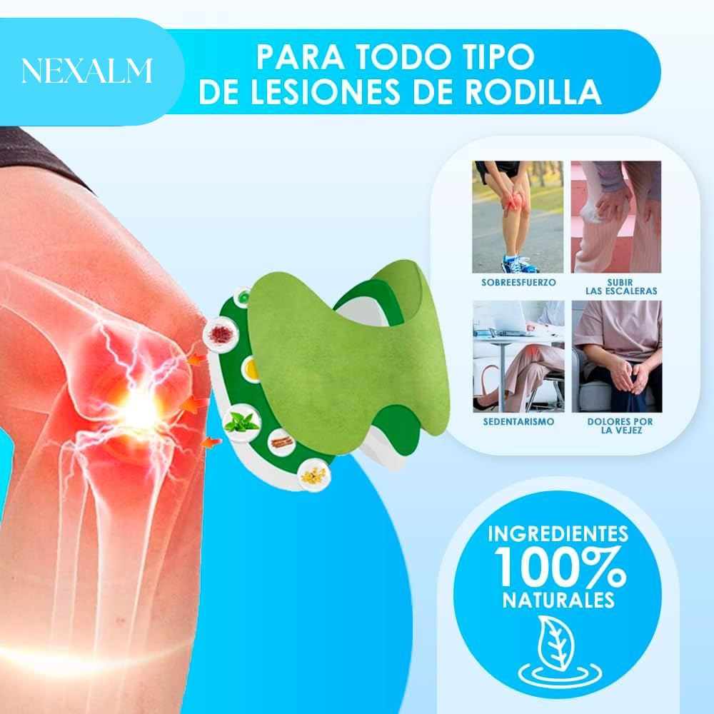 Parches Nexalm™ - Alivio Que No Se Despega (12 Horas de Acción)
